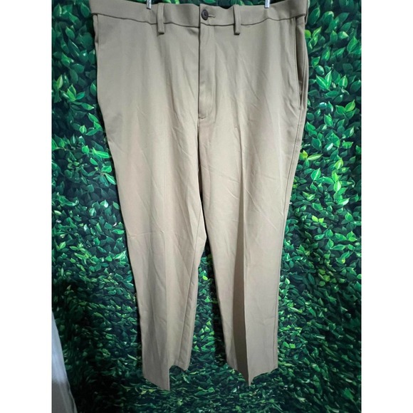 NWT Haggar Performance Dress Pants - Khaki 40in x 30in - Picture 1 of 5